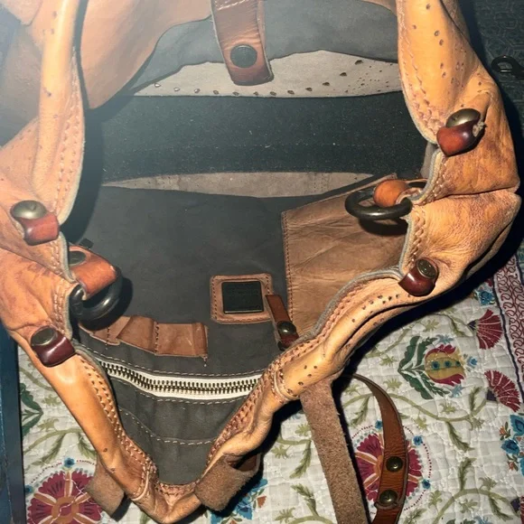 Campomaggi Brown Leather Tote with Vintage excellent condition - Picture 12 of 12